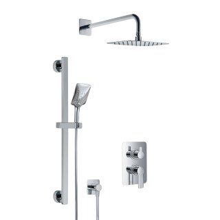 HSK Shower Set 2.25 Softcube, Oberfläche Chrom