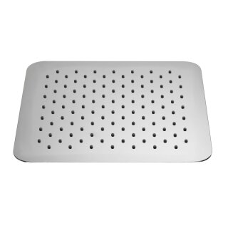 HSK Kopfbrause Eckig, super-flach, Edelstahl poliert, 300 × 300 × 2 mm