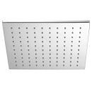 HSK Kopfbrause Eckig, flach, Messing, verchromt, 250...