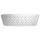 HSK Kopfbrause Softcube, super-flach, Edelstahl poliert, 550 × 350 × 2 mm
