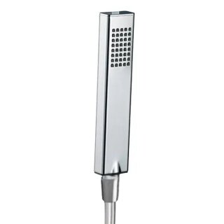 HSK Design-Handbrause Eckig, mit Brauseschlauch, Silber