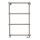 Badheizkörper Nina, 920mm x 600mm, gerade, RAL9016, struktur
