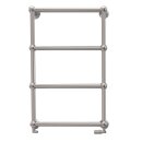 Badheizkörper Nina, 480mm x 480mm, gerade, RAL9016, struktur