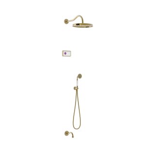 Tres Tres Clasic, Elektronisches Unterputz-Showerset, Altmessing