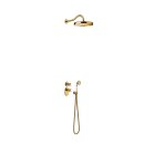 Tres Tres Clasic, UP Thermostat Showerset, 24k Gold