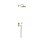 Tres Tres Clasic, UP Thermostat Showerset, Altmessing