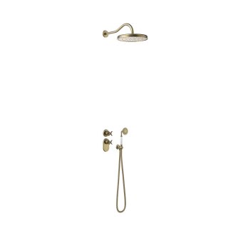 Tres Tres Clasic, UP Thermostat Showerset, Altmessing matt