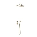 Tres Tres Clasic, UP Thermostat Showerset, Altmessing matt