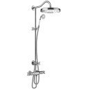 Tres Tres Clasic, Thermostat-Brausebatterie, chrom