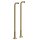 Tres Tres Clasic, Wasseranschluss zum Wannenboden, Altmessing matt