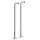 Tres Tres Clasic, Wasseranschluss zum Wannenboden, chrom