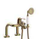 Tres Tres Clasic, Wannenrandbatterie 3 Loch, Altmessing
