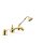 Tres Tres Clasic, Wannenrandbatterie 3 Loch, 24k Gold