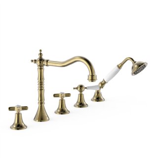 Tres Tres Clasic, Wannenrandbatterie, Altmessing