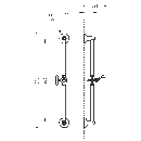 Tres Tres Clasic, Brausenstange, Edelstahloptik