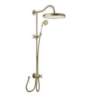 Tres Tres Clasic, Brausegarnitur ohne Armatur, Altmessing matt