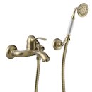 Tres Tres Clasic, Einhebel Wannenmischer, Altmessing