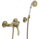 Tres Tres Clasic, Einhebel Brausemischer, Altmessing