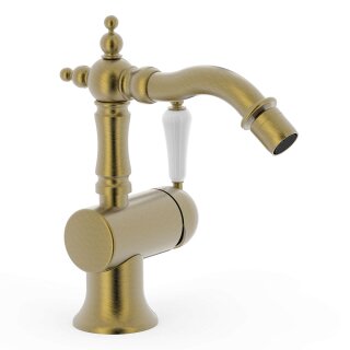 Tres Tres Clasic, Einhebel Bidetmischer, Altmessing matt