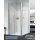 Novellini Young T2+S2 Pendeltür für Seitenwand, Grösse 108-112cm , Profilfarbe silber