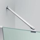 Novellini Young 2AS Eckeinstieg, Grösse 65-67cm , Profilfarbe silber