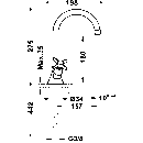Tres Tres Clasic, Waschtischbatterie, Edelstahloptik