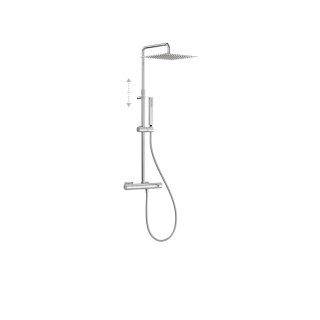 Tres Project-Tres, Thermostat-Brausebatterie, chrom