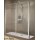 Novellini Lunes 2.0 2PH Schiebetür + Festteil in Flucht für Seitenwand, Grösse 150-156cm, Profilfarbe weiss