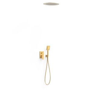 Tres Project-Tres, Unterputz Brauseset Rapid-Box, 24k Gold matt