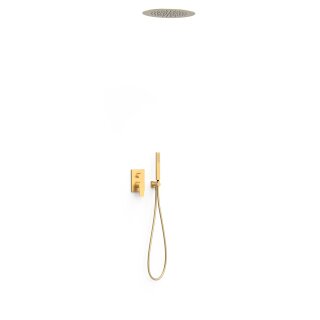Tres Project-Tres, Unterputz Brauseset Rapid-Box, 24k Gold matt
