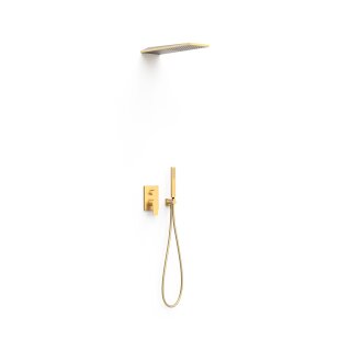 Tres Project-Tres, Unterputz Brauseset Rapid-Box, 24k Gold matt