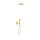 Tres Project-Tres, Unterputz Brauseset Rapid-Box, 24k Gold matt