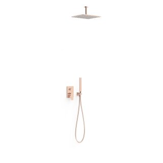 Tres Project-Tres, Unterputz Brauseset Rapid-Box, 24k Rotgold
