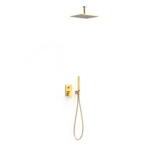 Tres Project-Tres, Unterputz Brauseset Rapid-Box, 24k Gold