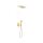 Tres Project-Tres, Unterputz Brauseset Rapid-Box, 24k Gold matt