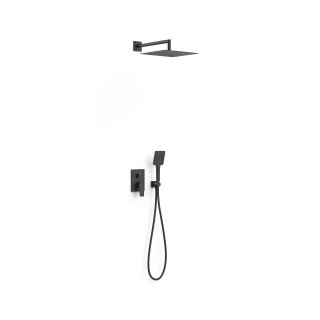 Tres Project-Tres, Unterputz Brauseset Rapid-Box, schwarz matt