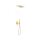 Tres Project-Tres, Unterputz Brauseset Rapid-Box, 24k Gold matt