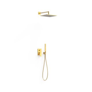 Tres Project-Tres, Unterputz Brauseset Rapid-Box, 24k Gold