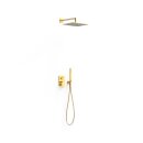 Tres Project-Tres, Unterputz Brauseset Rapid-Box, 24k Gold