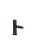 Tres Project-Tres, Einhebel Bidetmischer, schwarz bronze