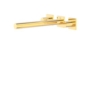 Tres Project-Tres, Zweigriff UP Waschtischmischer, 24k Gold