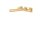 Tres Project-Tres, Zweigriff UP Waschtischmischer, 24k Gold matt