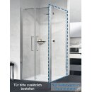 Novellini Young T2+S2 Seitenwand für Pendeltür