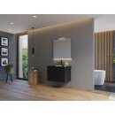 Euroshowers Viktoria Möbel-Set 800mm, schwarz mit...