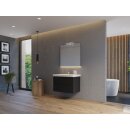 Euroshowers Viktoria Möbel-Set 800mm, schwarz mit...