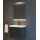 Euroshowers Viktoria Möbel-Set 600mm, schwarz mit weissem Waschbecken