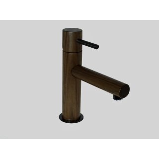 Wood & Faucet Waschtischarmatur aus Walnuss Holz