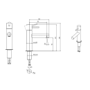 Wood & Faucet Waschtischarmatur aus Walnuss Holz