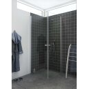 Dansani Match Drehtür Eckeinstieg (1/2), 97-99cm, klares Glas