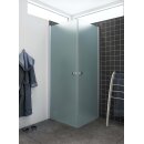 Dansani Match Drehtür Eckeinstieg (1/2), 97-99cm, klares Glas